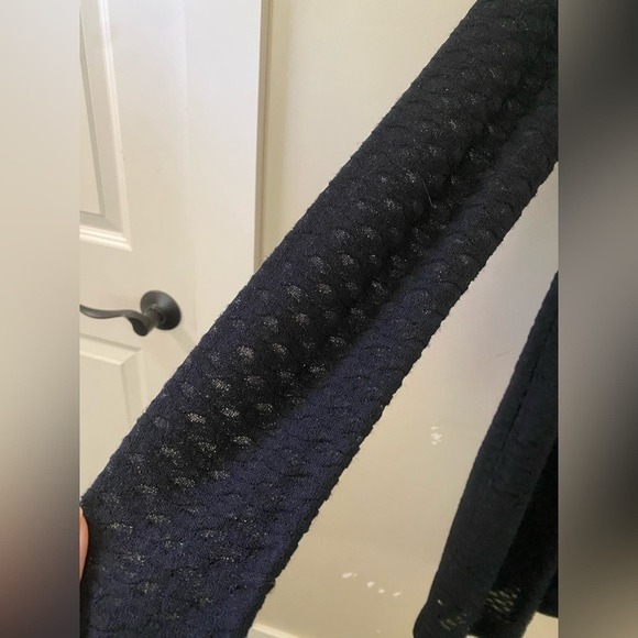 M MISSONI LONG SLEEVE DRESS BLACK TEXTURED KNIT SIZE 40A - Picture 5 of 6